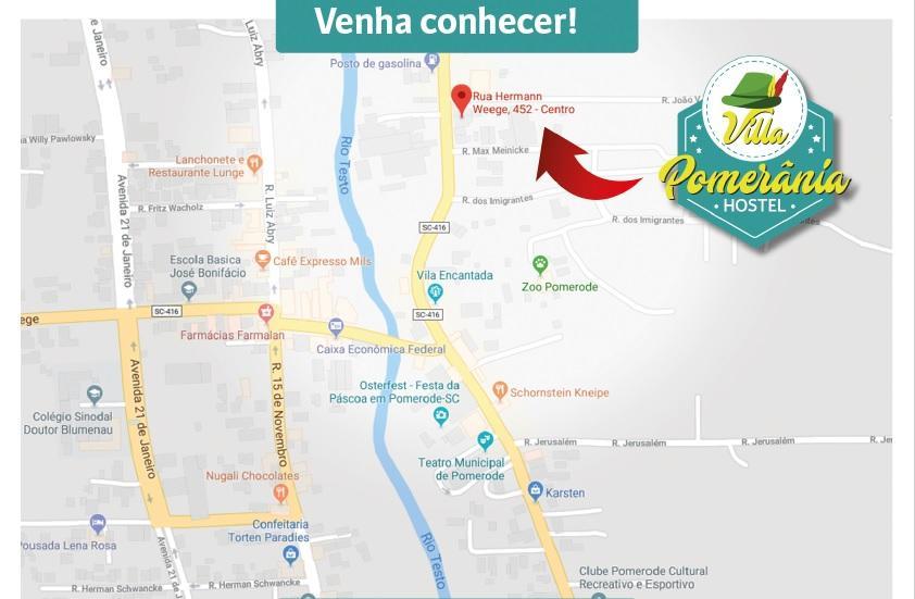 Hostel Villa Pomerania Pomerode Eksteriør bilde